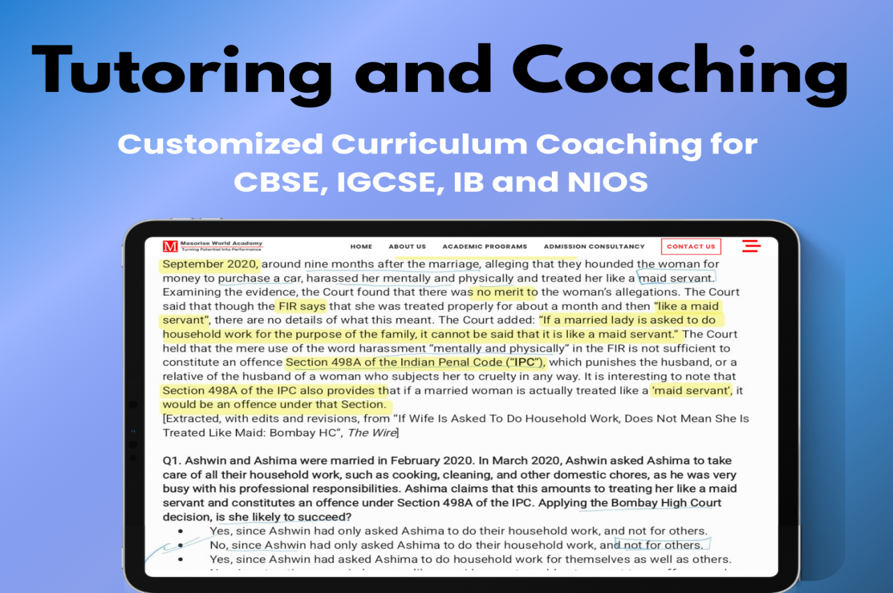 Tutoring Services